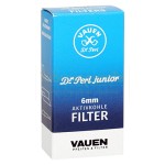 Filtre pentru fumat pipa de 6 mm slim cu carbon activ marca Vauen Dr. Perl Junior (30 bucati)